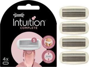 Wilkinson Sword Intuition Complete 4 Recambios de Cuchillas Depilatorias de 5 Hojas