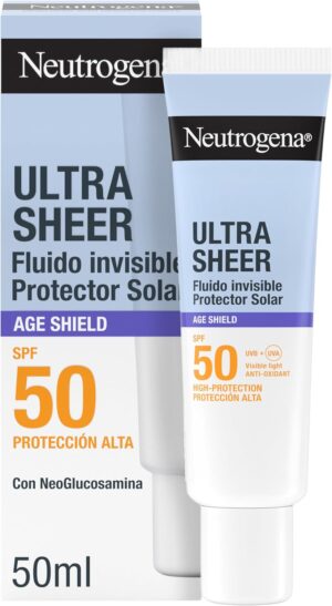 Neutrogena Ultra Sheer fluido invisible anti-edad SPF 50, 50 ml