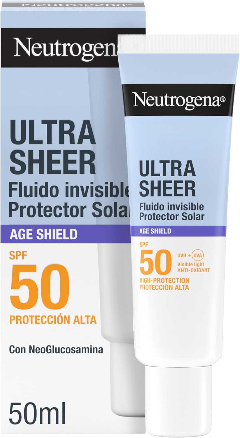 Neutrogena Ultra Sheer fluido invisible anti-edad SPF 50, 50 ml
