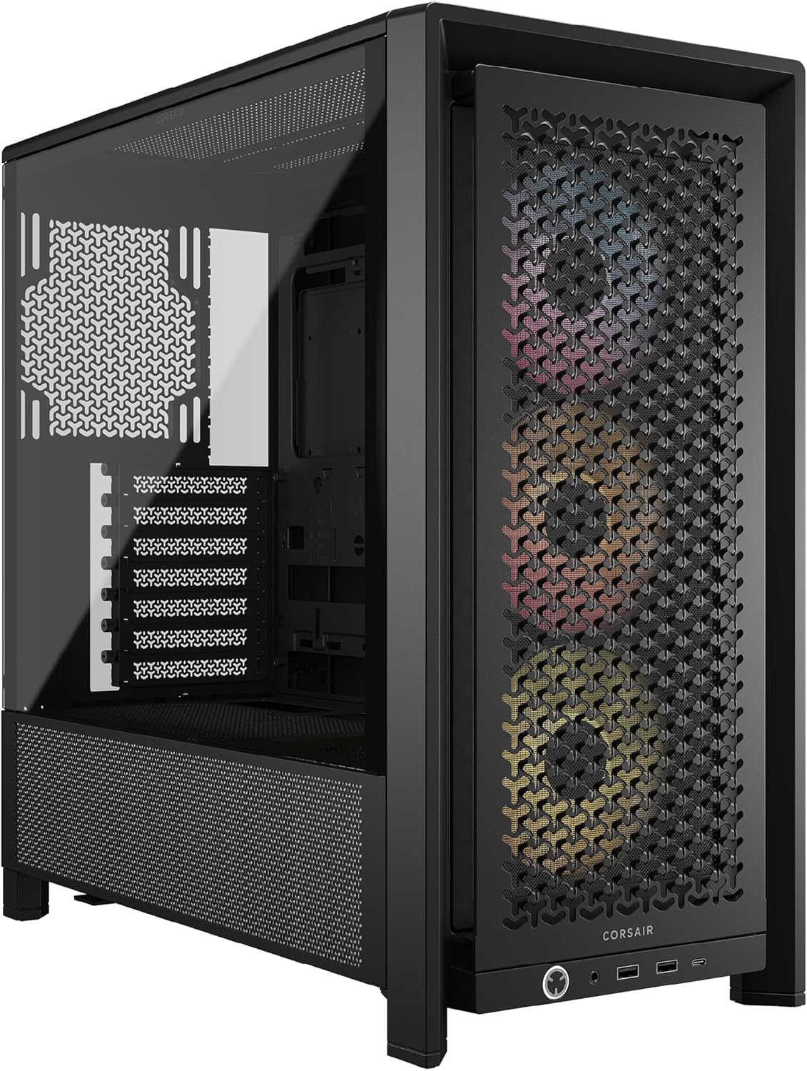 Corsair Frame 4000D RS ARGB Caja Modular ATX Mid-Tower, 3 ventiladores RS ARGB