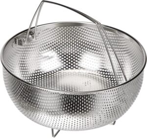 BRA Cestillo multiusos para cocina al vapor, acero inoxidable 18/10
