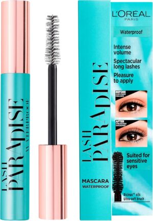 L'Oréal Paris Paradise Extatic Máscara de Pestañas Waterproof, Negro