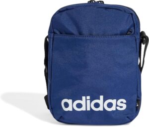 adidas Linear Organizer riñonera unisex adulto, azul oscuro y blanco