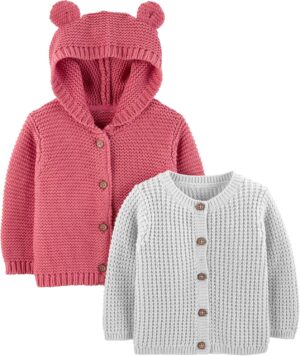 Simple Joys by Carter's Cárdigan de punto Bebé, pack de 2